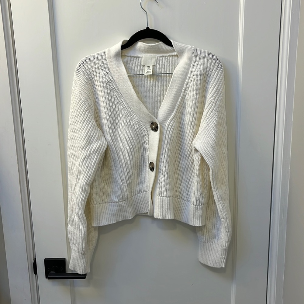H&M Rib Knit Cardigan XS